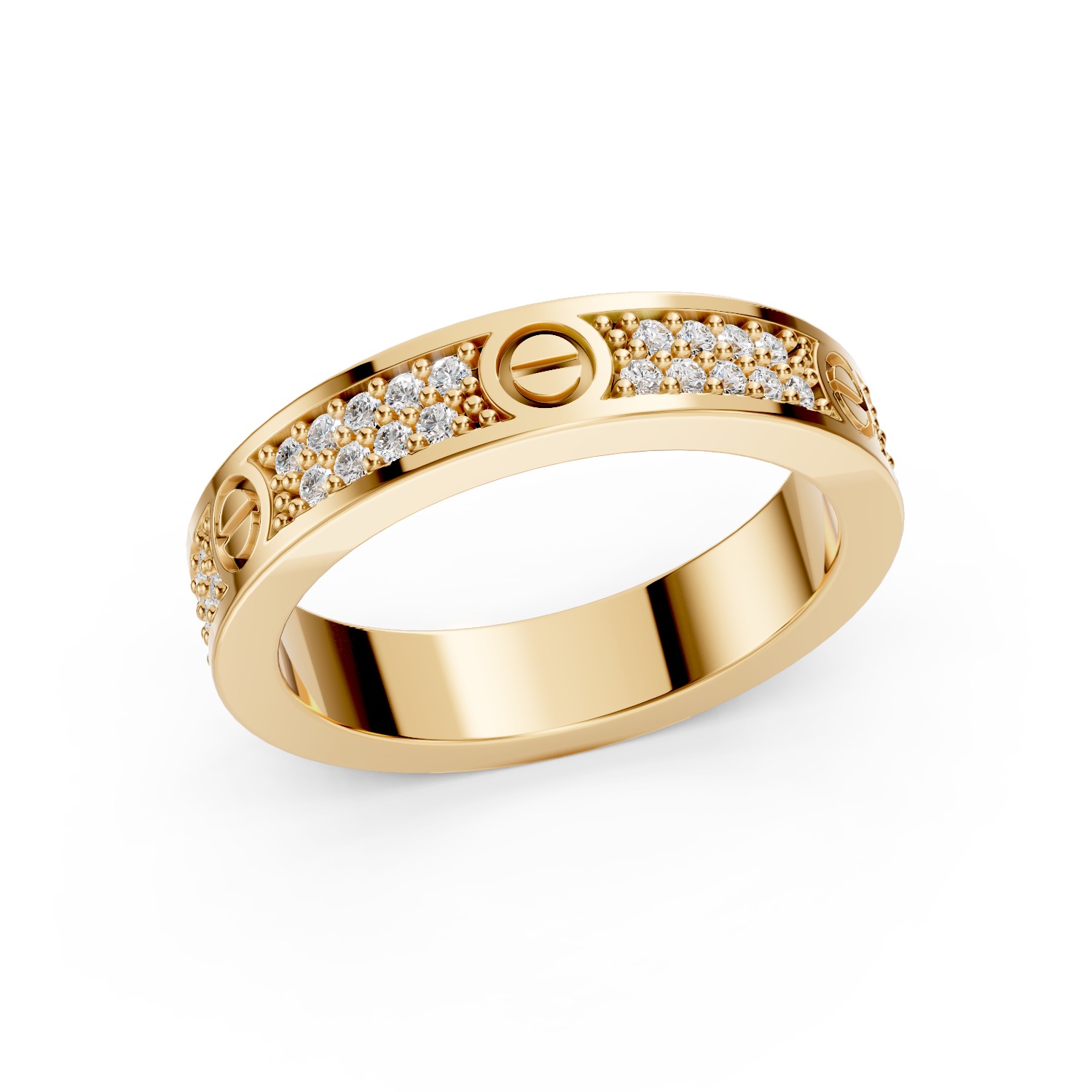 Love Ring Mini Model 3D print model_7