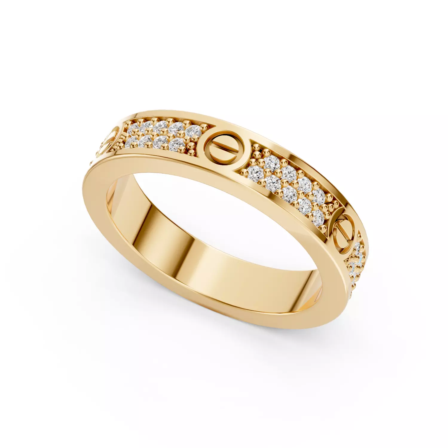 Love Ring Mini Model 3D print model_0