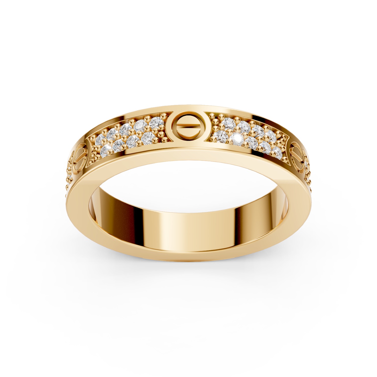 Love Ring Mini Model 3D print model_1