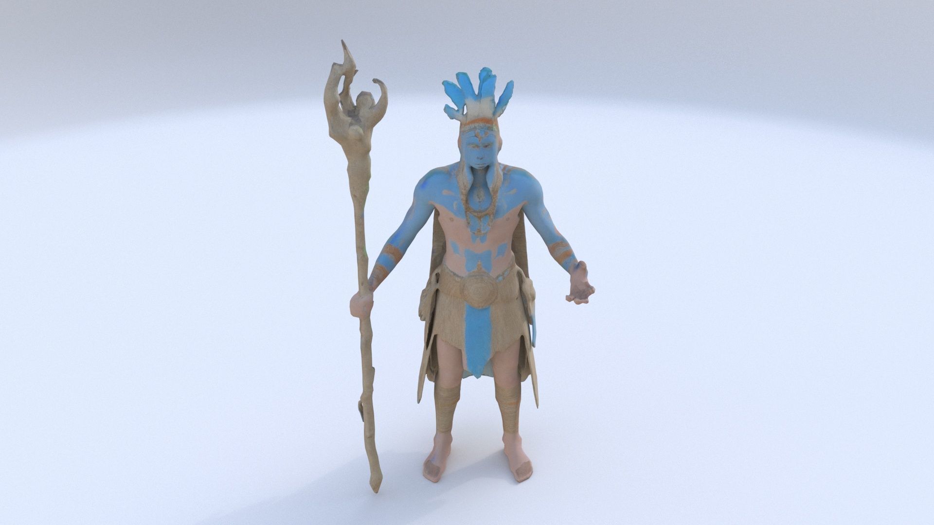 shaman 3D model_1
