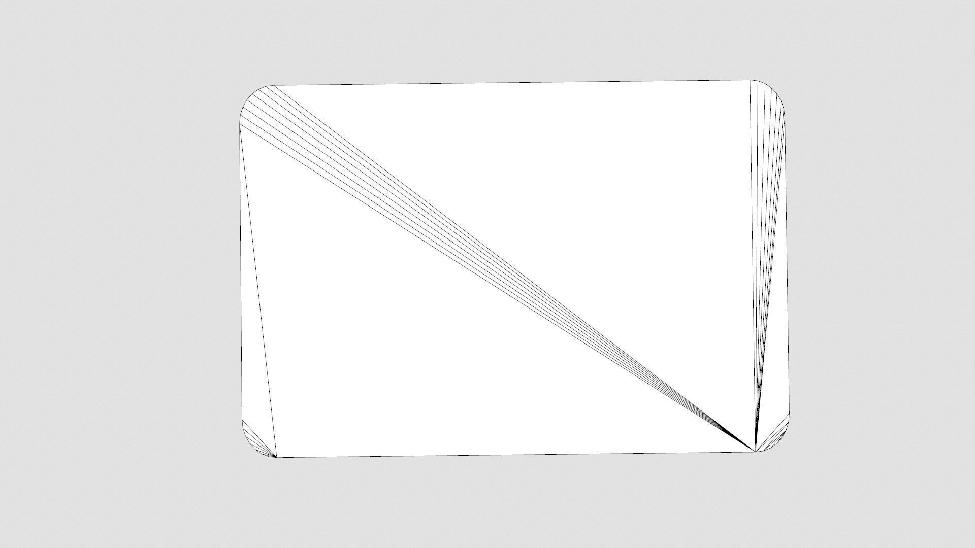 Credit Card Low-poly 3D model_7