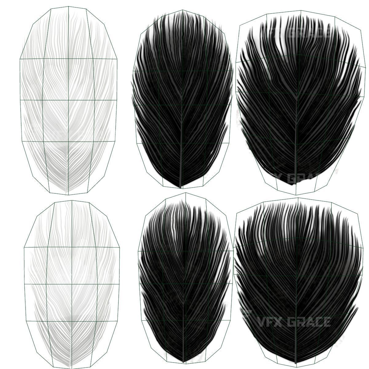 Oriental Magpie Animation - Blender 3D model_31