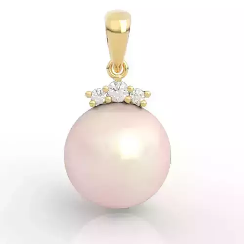 11mm Crown Pearl Necklace