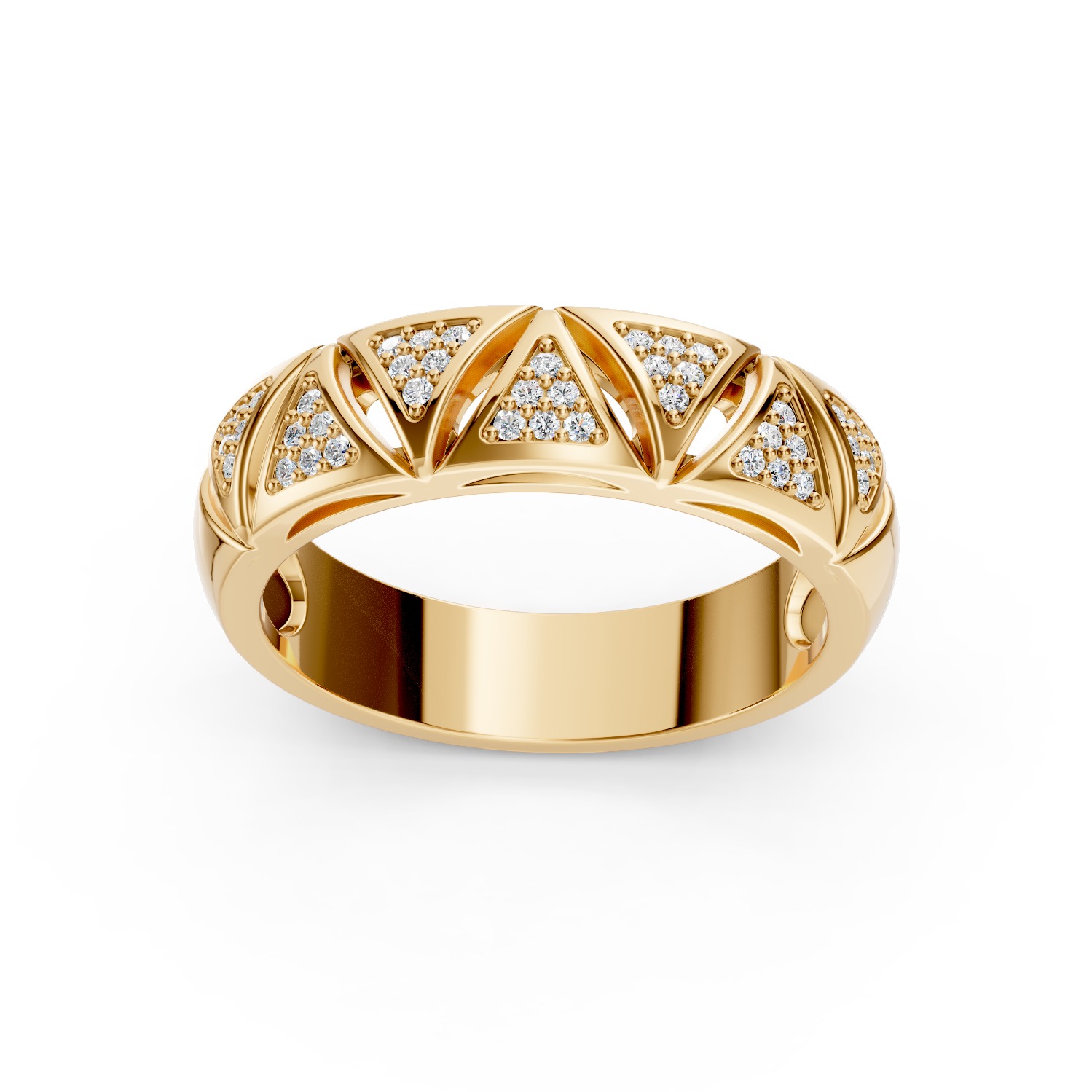 Ring With Rectangles 3D print model_1