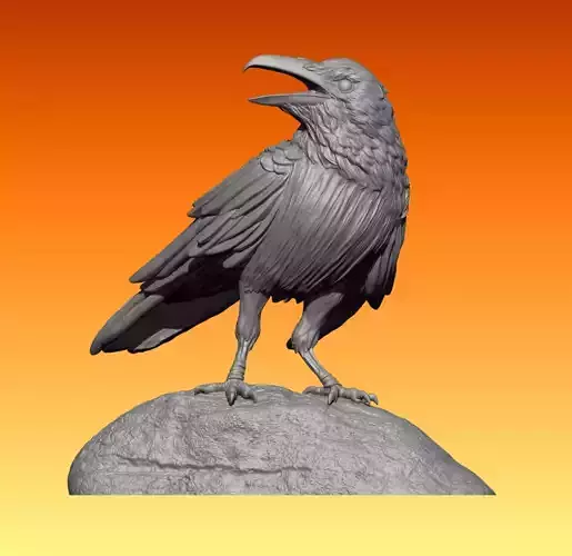 Crow miniature  
