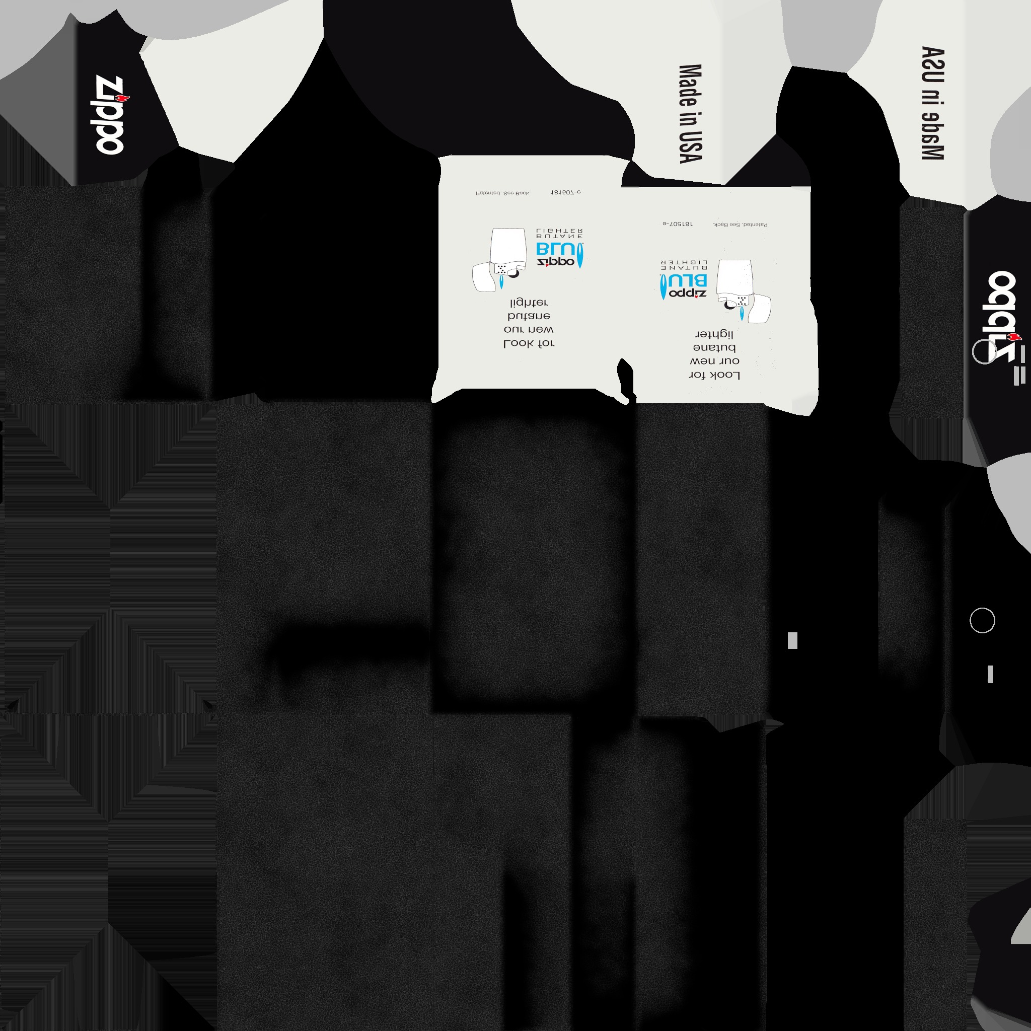 Zippo Lighter Metallica Design 3D model_10