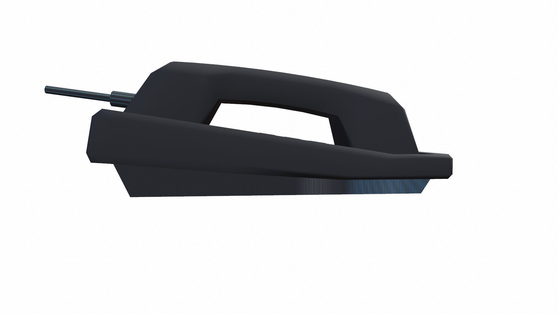 Office Phone Low-poly 3D model_5