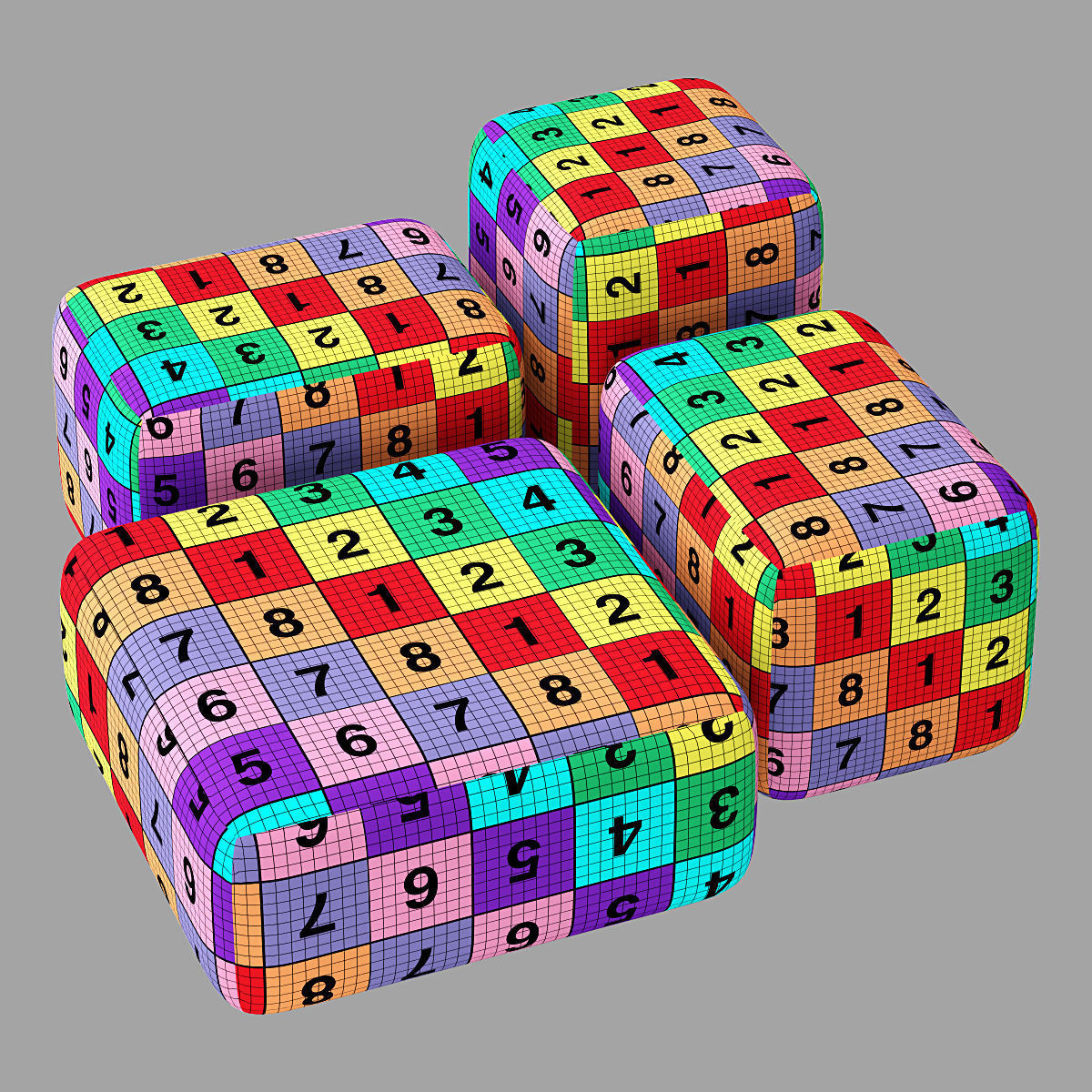 acerbis design lokum side table 3D model_12