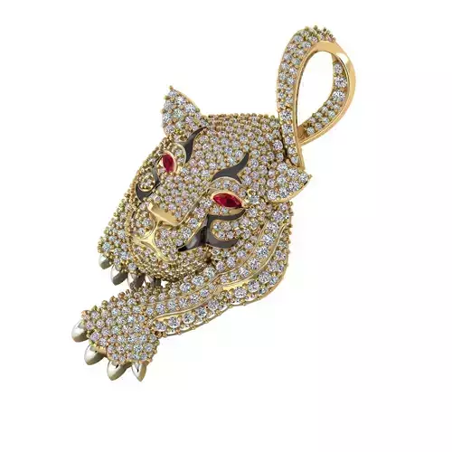 Jaguar Pendant 3D print model