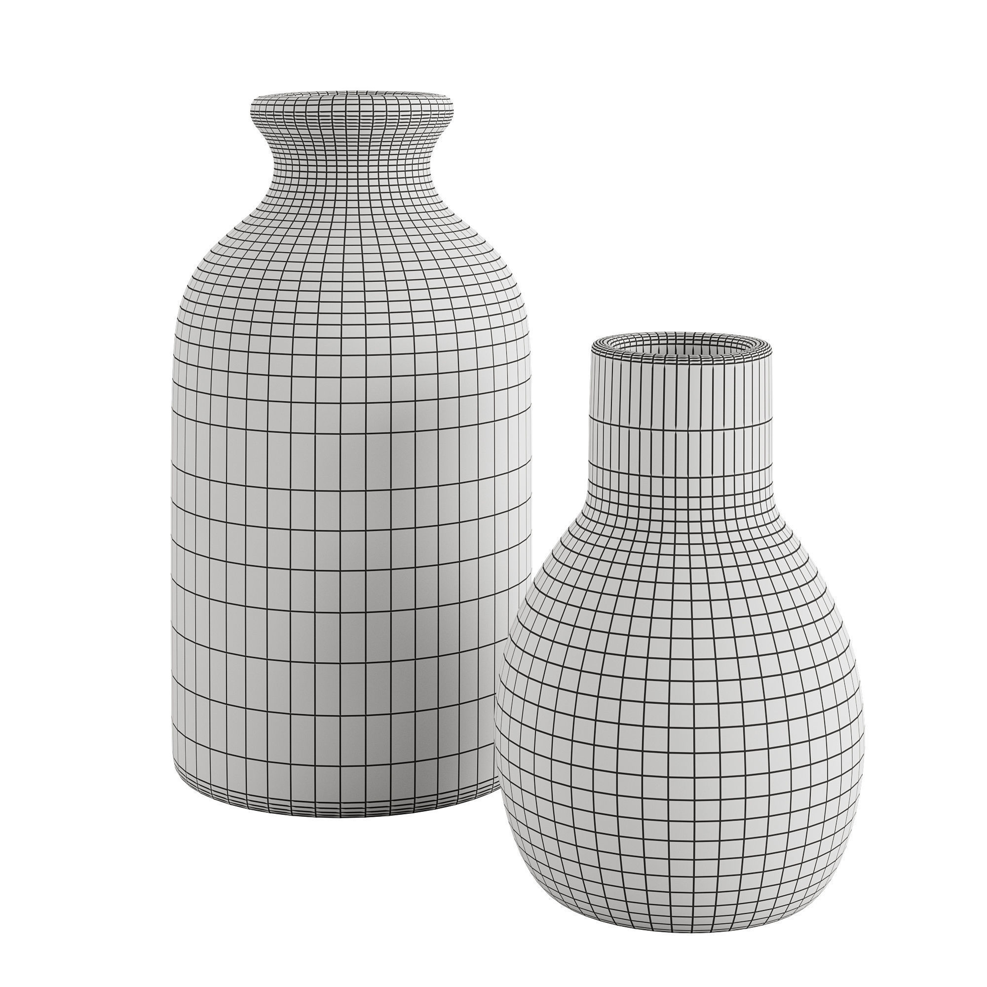 Small Ceramic Vase 3D model_4