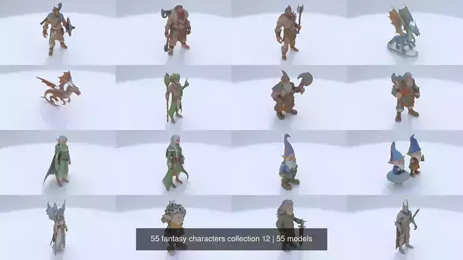 55 fantasy characters collection 