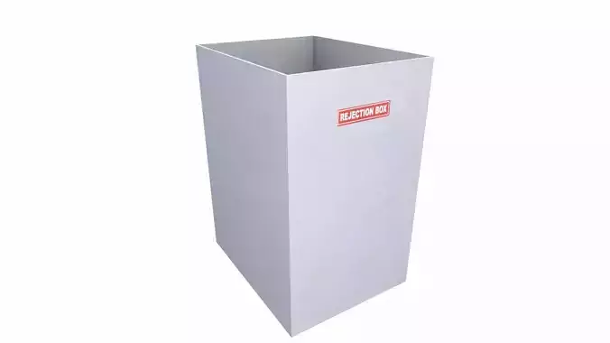 Rejection Box Low-poly 3D model