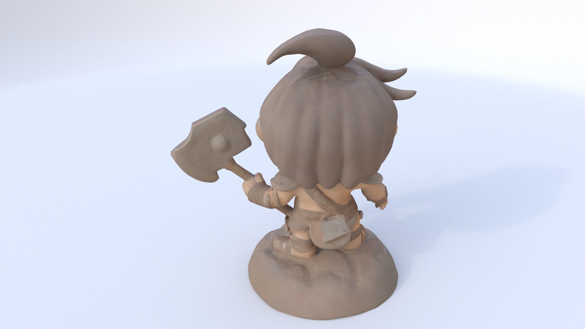 Barbarian 3D model_4