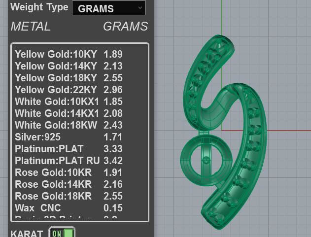 6mm Pearl Pendant Diamond Necklace 3D print model_4