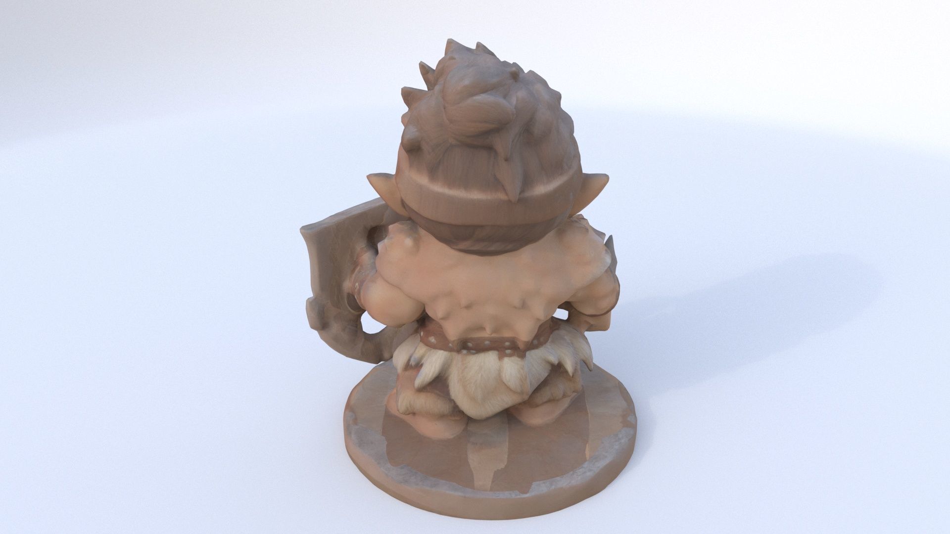 Barbarian 2 3D model_4