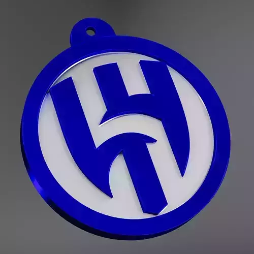 Al Hilal Saudi Football Club logo 3D print model