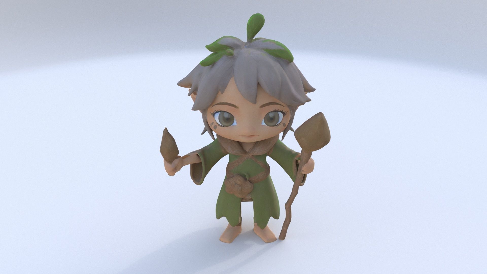 Druid 2 3D model_1