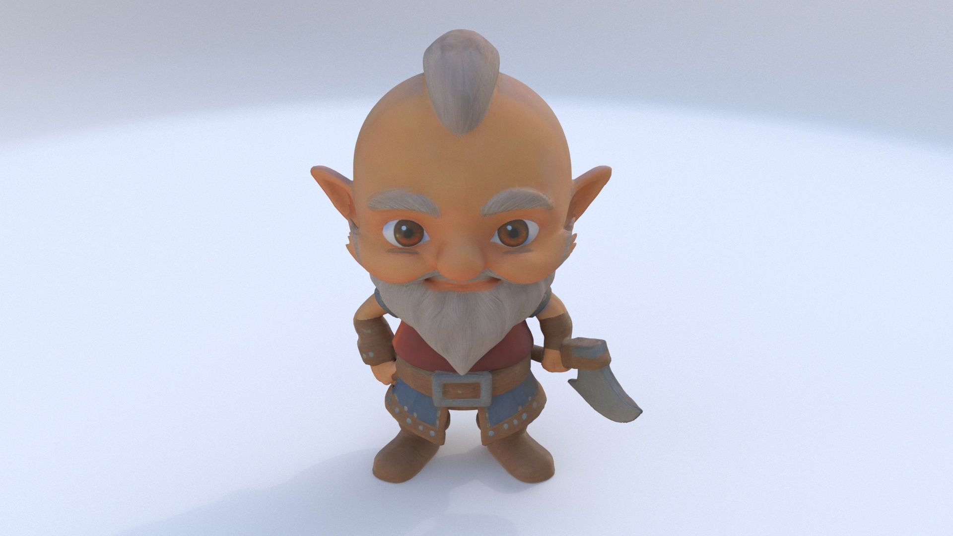 dwarf 3D model_1