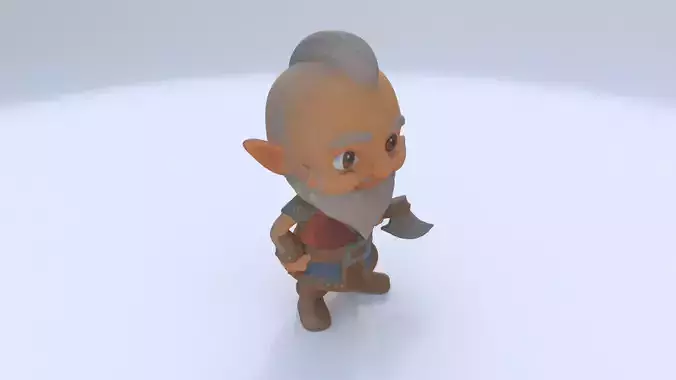 dwarf 3D model