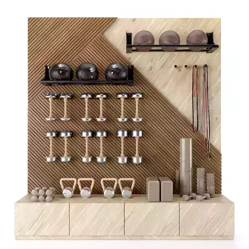 Home Gym Yoga Fitness Decoration Light Set 049 