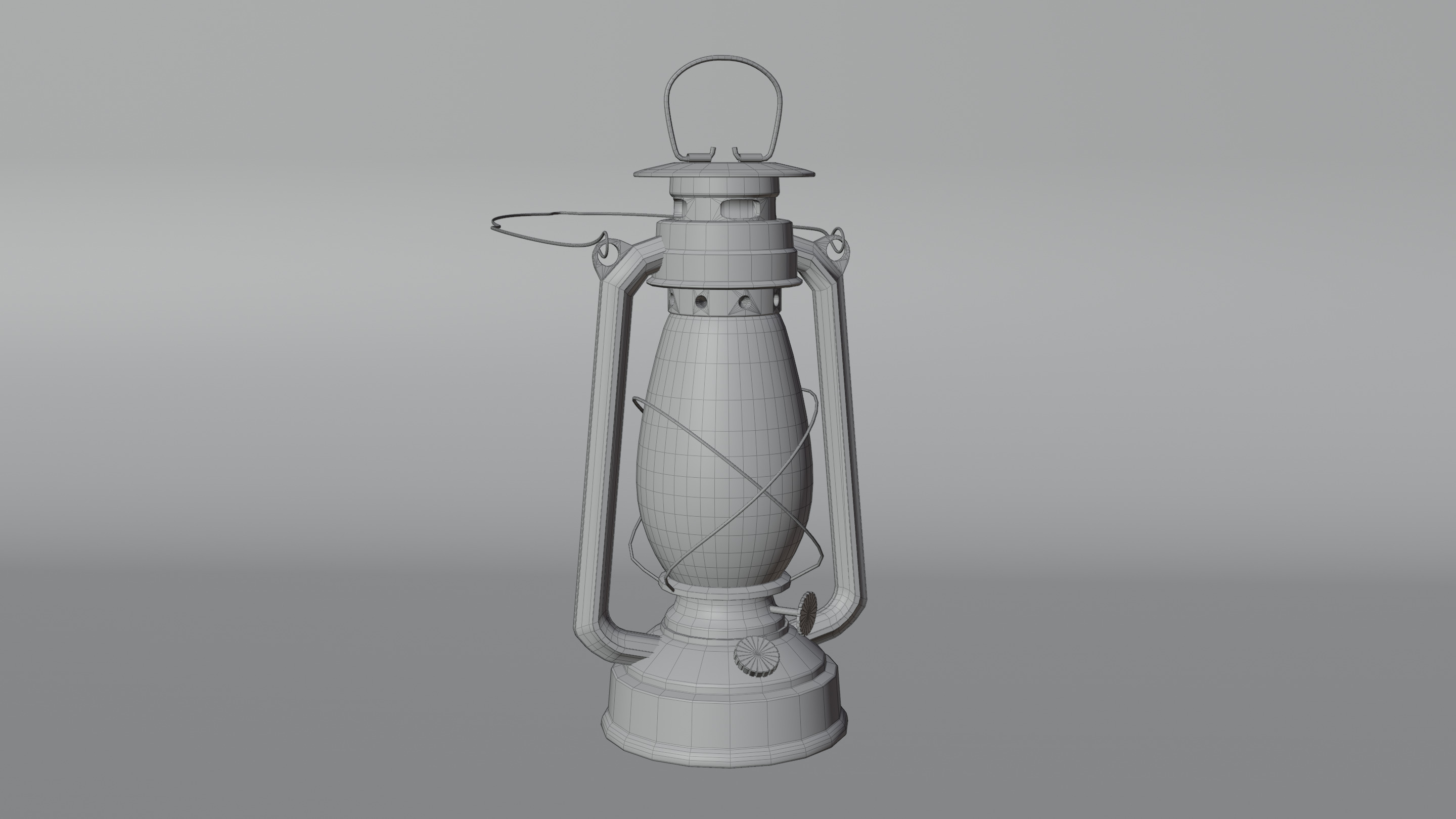 Old Lamp 3D model_6