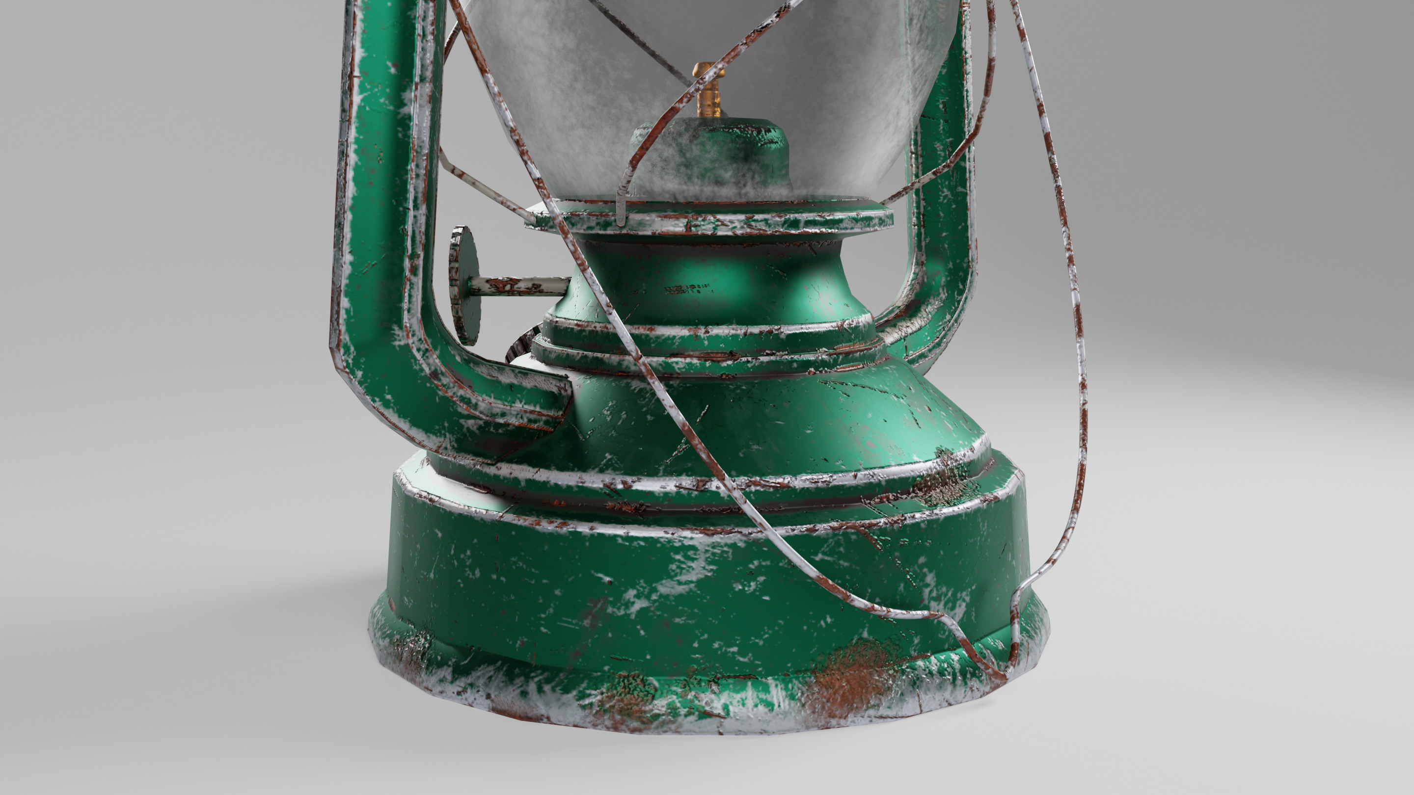 Old Lamp 3D model_3