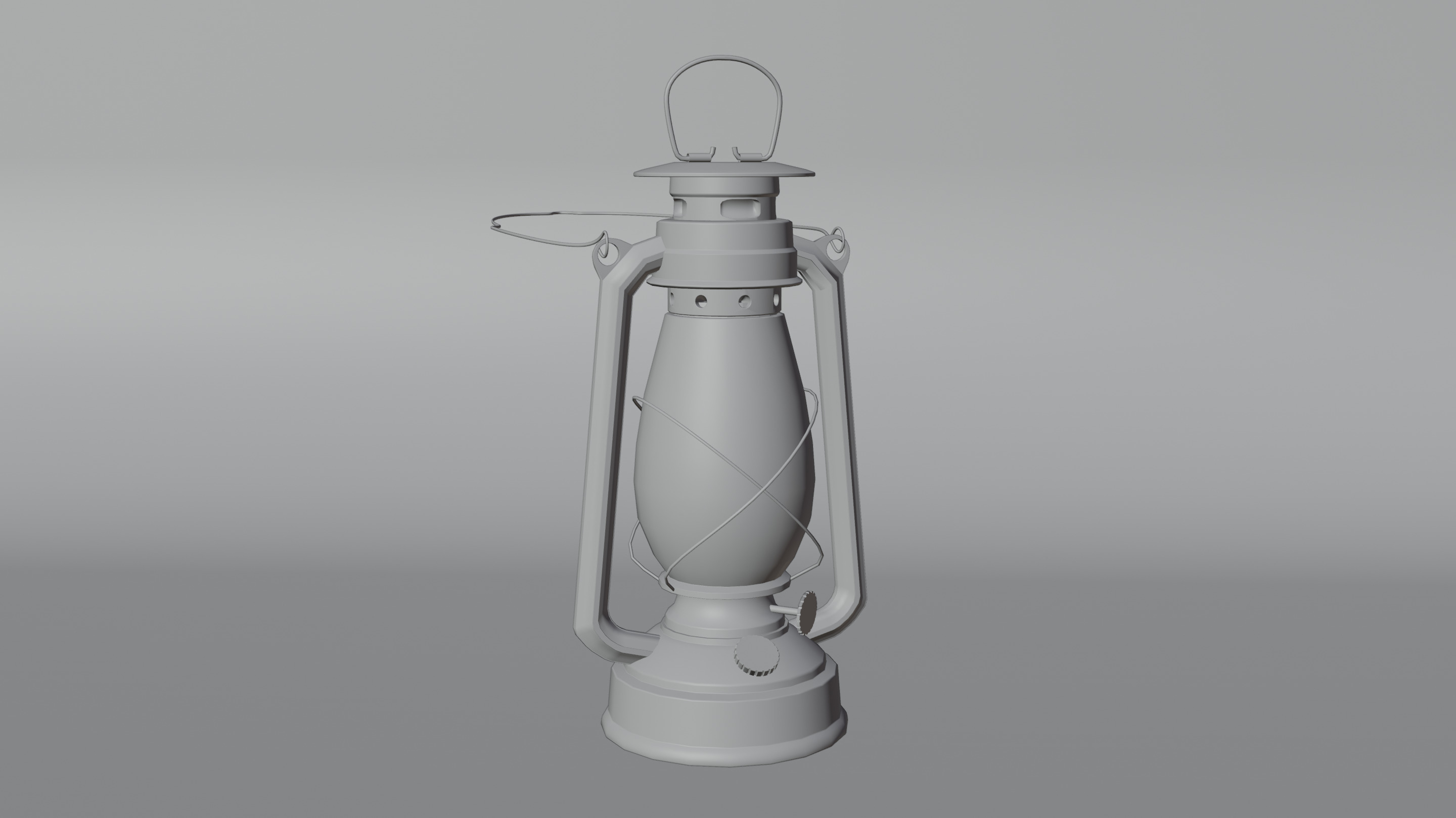 Old Lamp 3D model_5