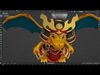 Charizard - Warrior Version 3D Model Low-poly 3D model_2