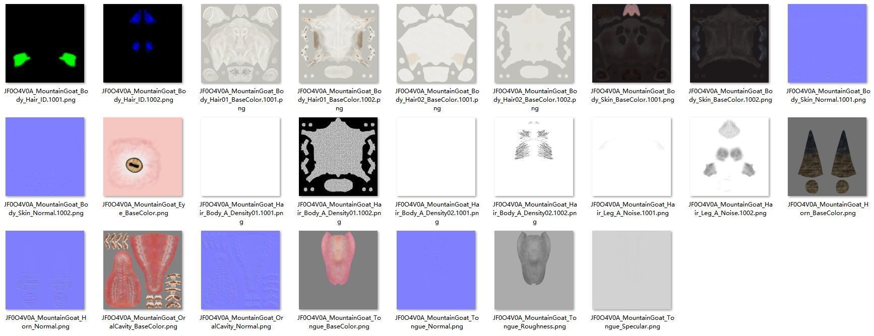 Mountain Goat Animation - Blender 3D model_27