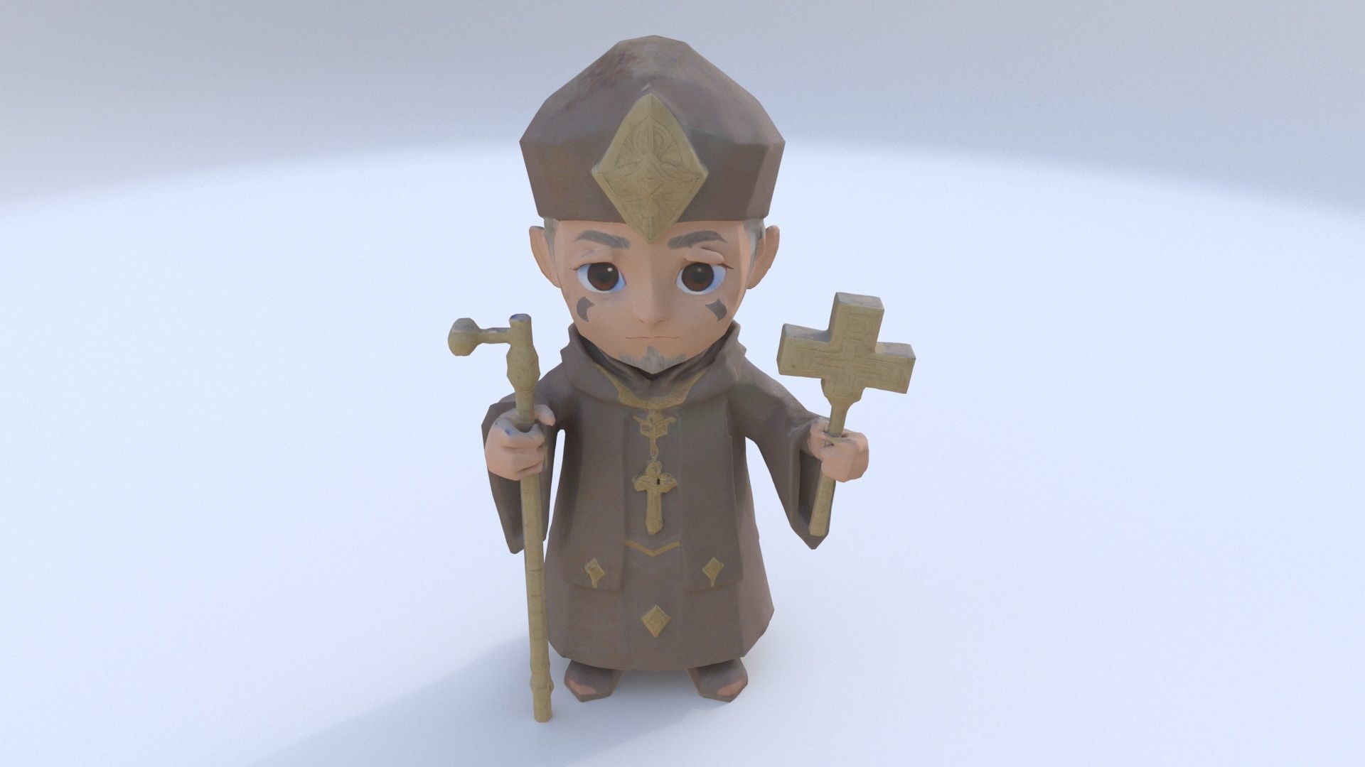 priest 1 3D model_1