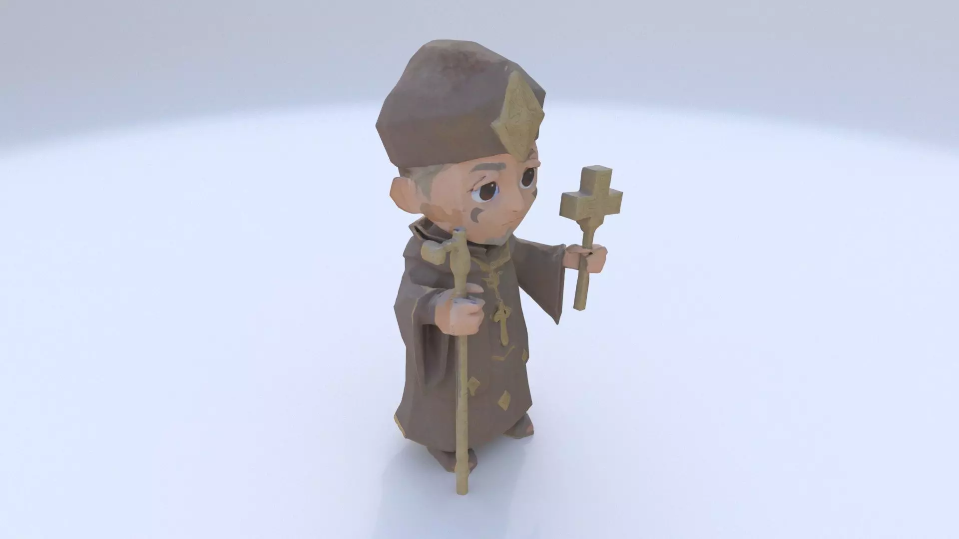 priest 1 3D model_0