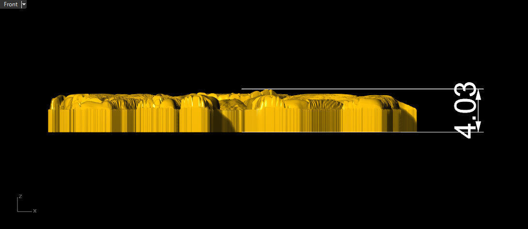 Lord Kaal Bhairav Gold Silver Pendant 3D print model_26