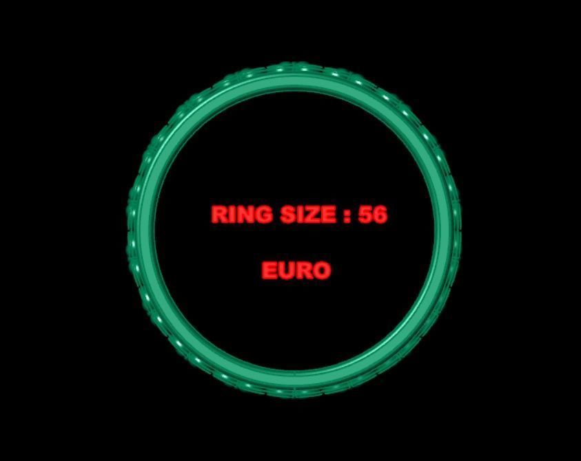 Crown Ring 3D print model_9