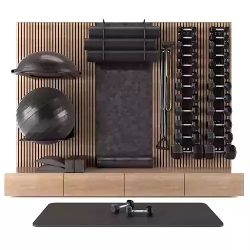 Home Gym Yoga Fitness Decoration Set 051