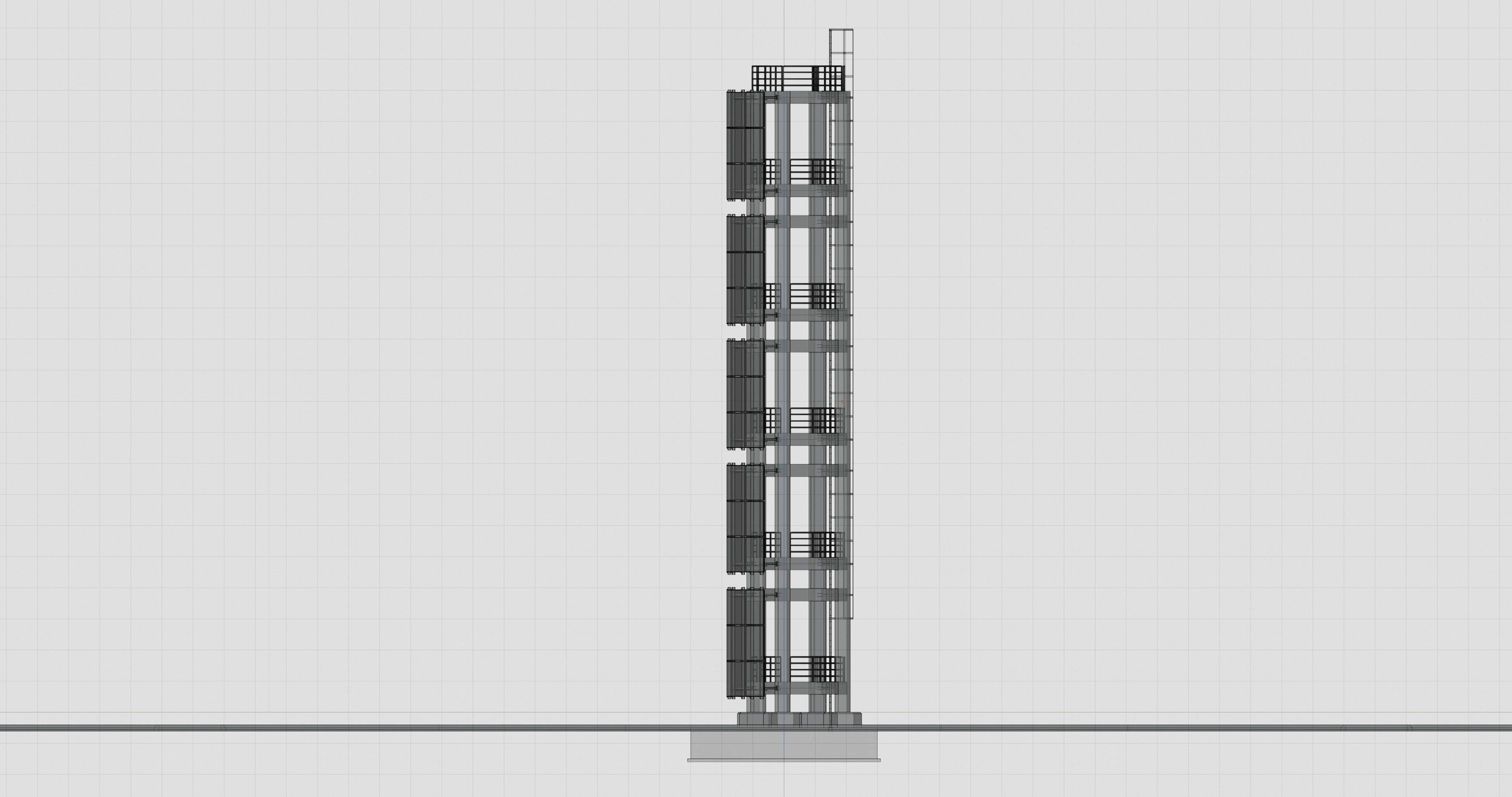 Solar Concrete Tower Type-2 3D model_25
