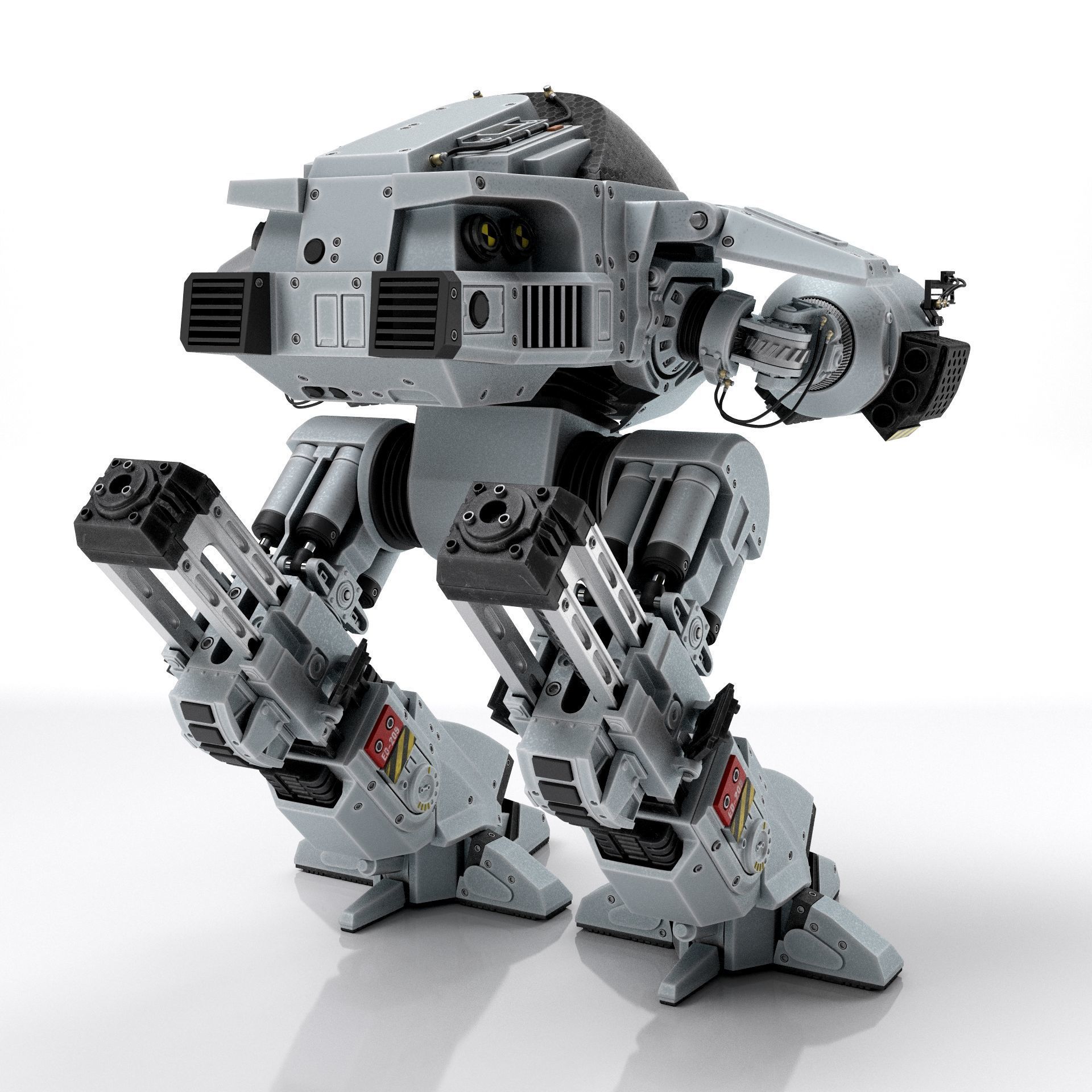 ED 209 OCP Robocop movie 1987 3D model_7