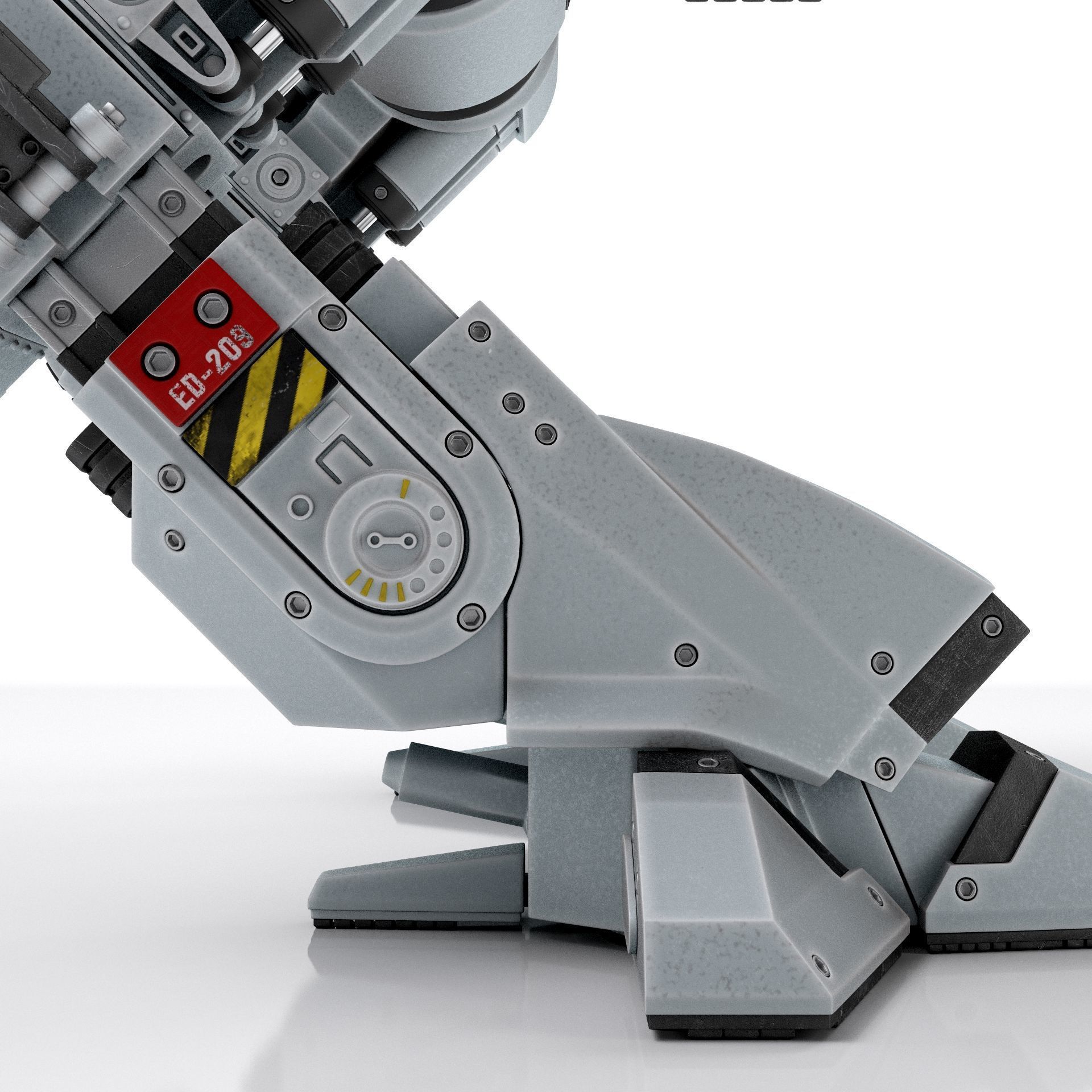 ED 209 OCP Robocop movie 1987 3D model_9