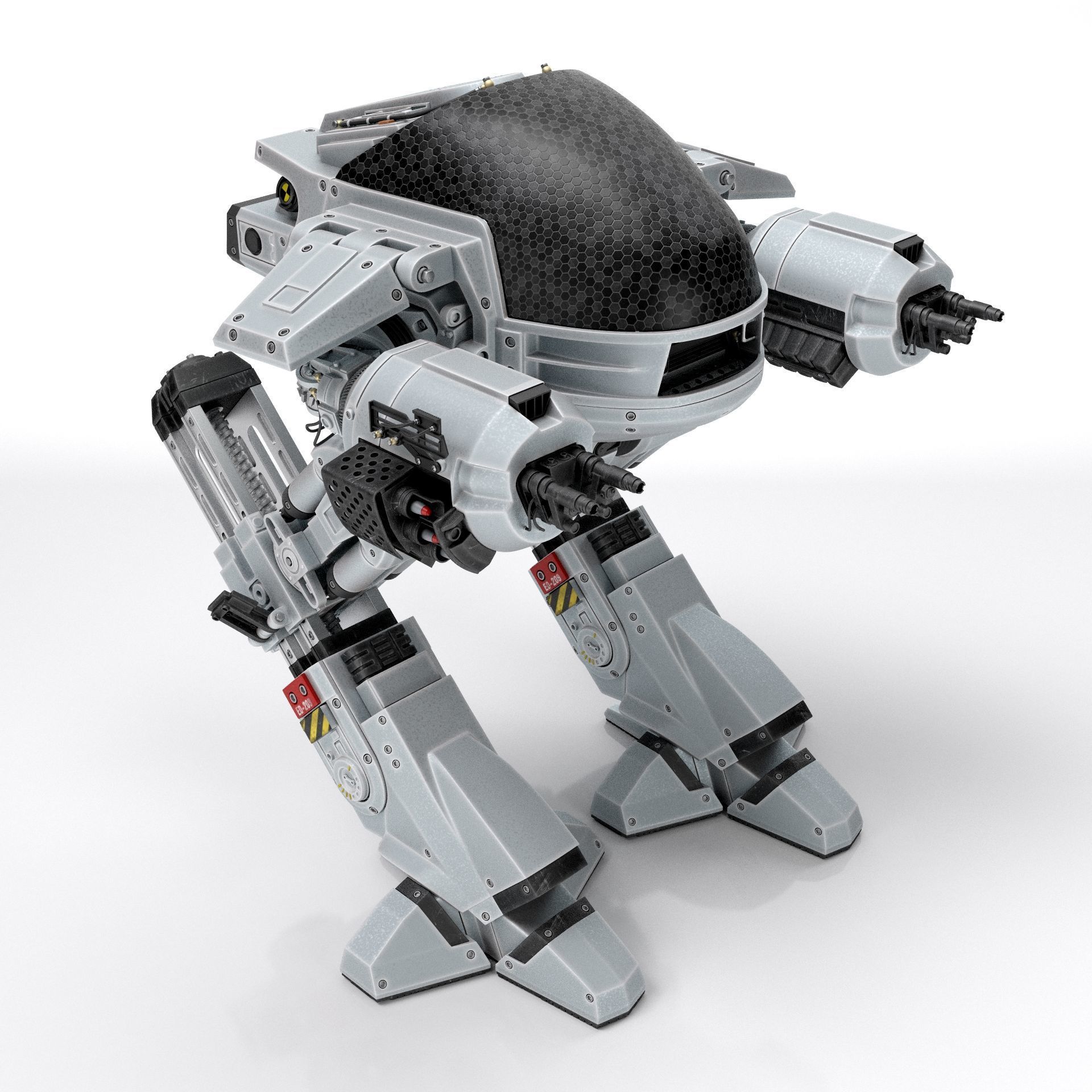 ED 209 OCP Robocop movie 1987 3D model_13