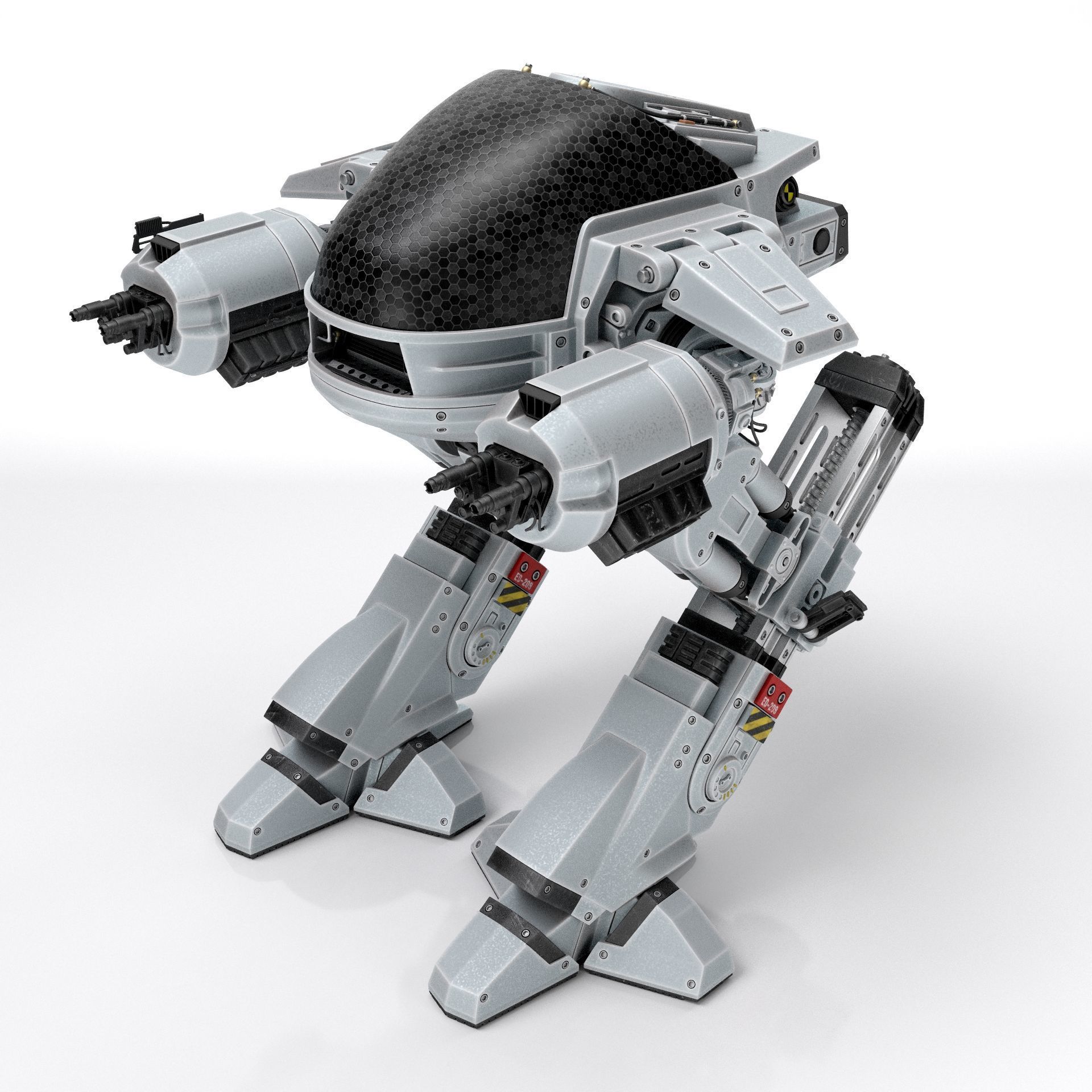 ED 209 OCP Robocop movie 1987 3D model_14