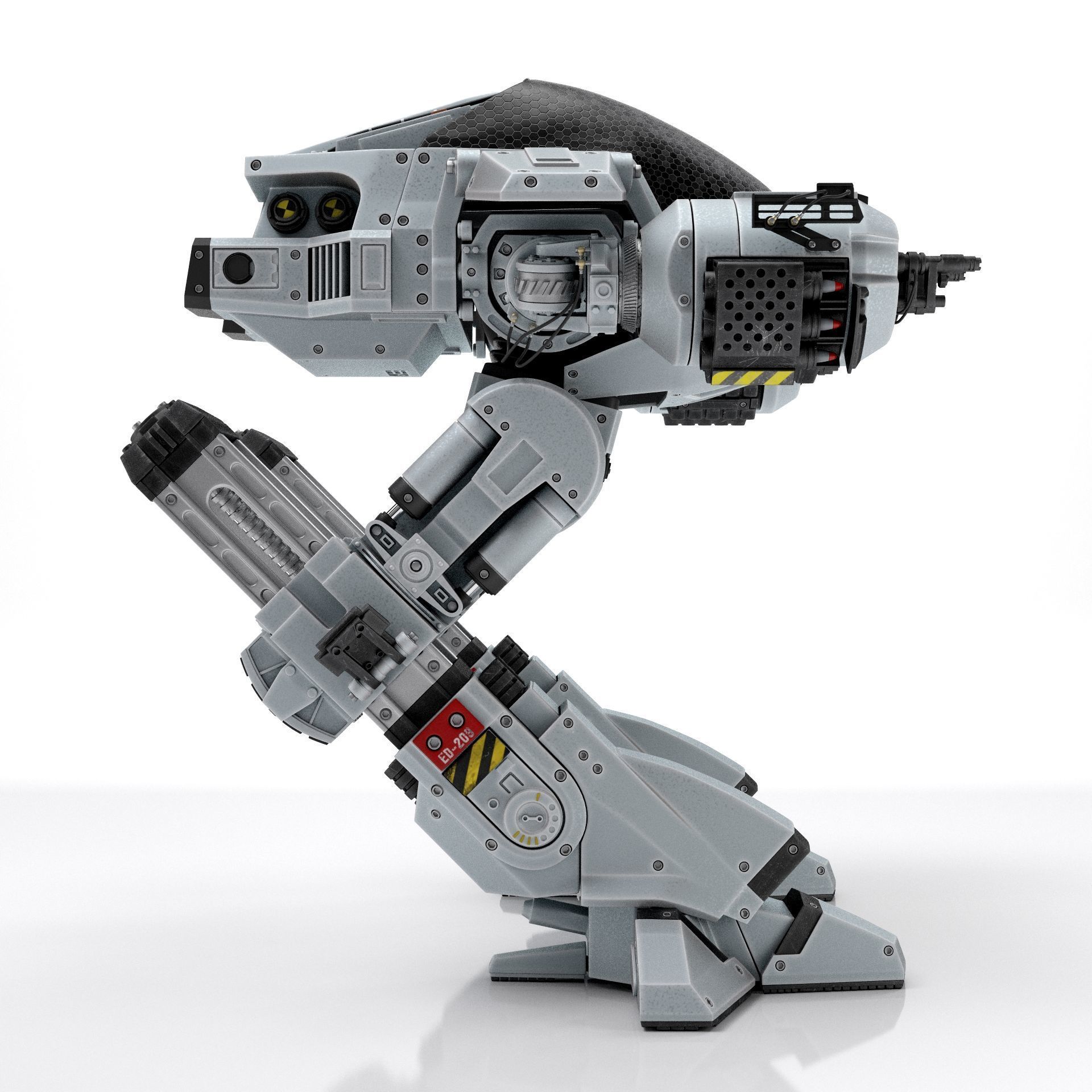 ED 209 OCP Robocop movie 1987 3D model_1