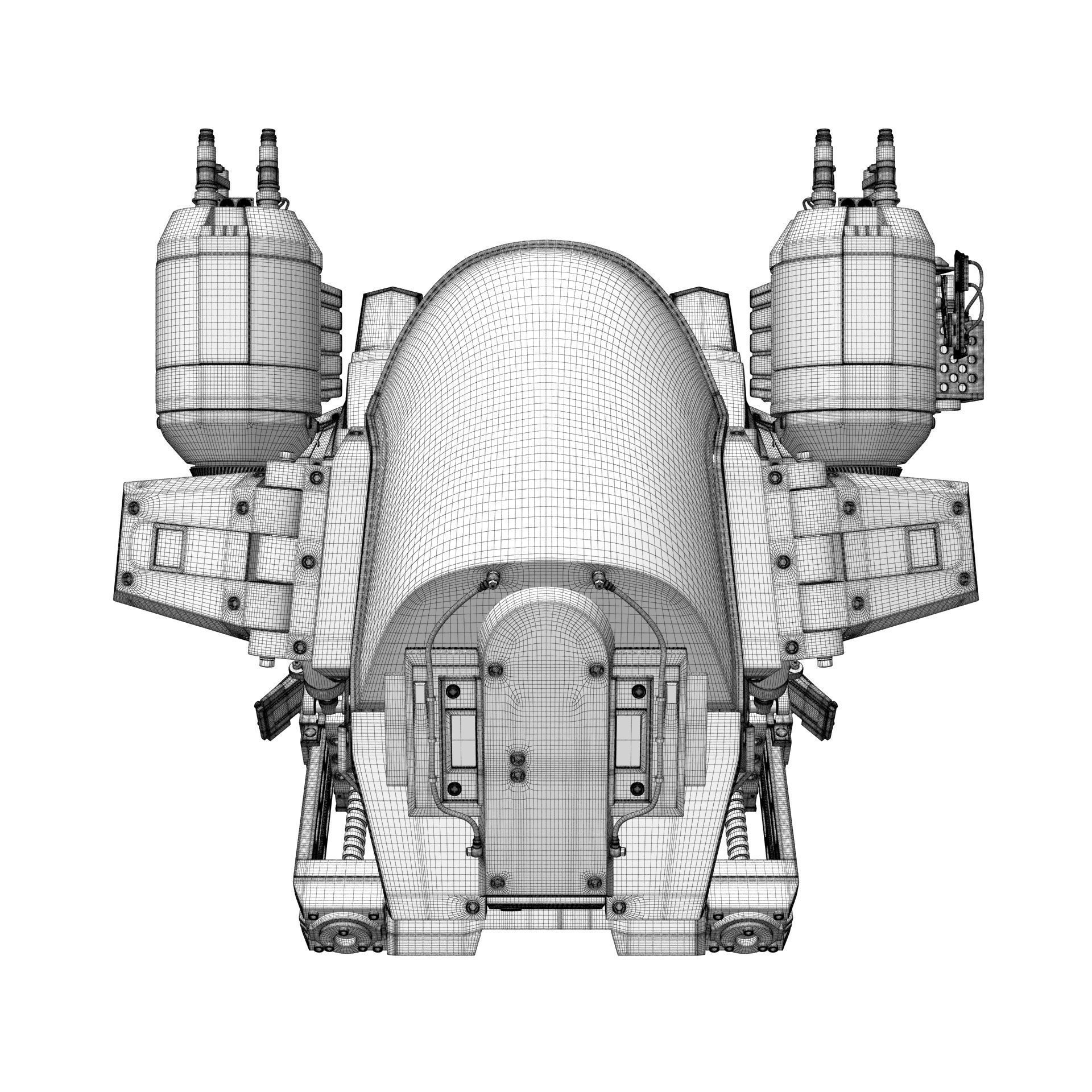 ED 209 OCP Robocop movie 1987 3D model_24