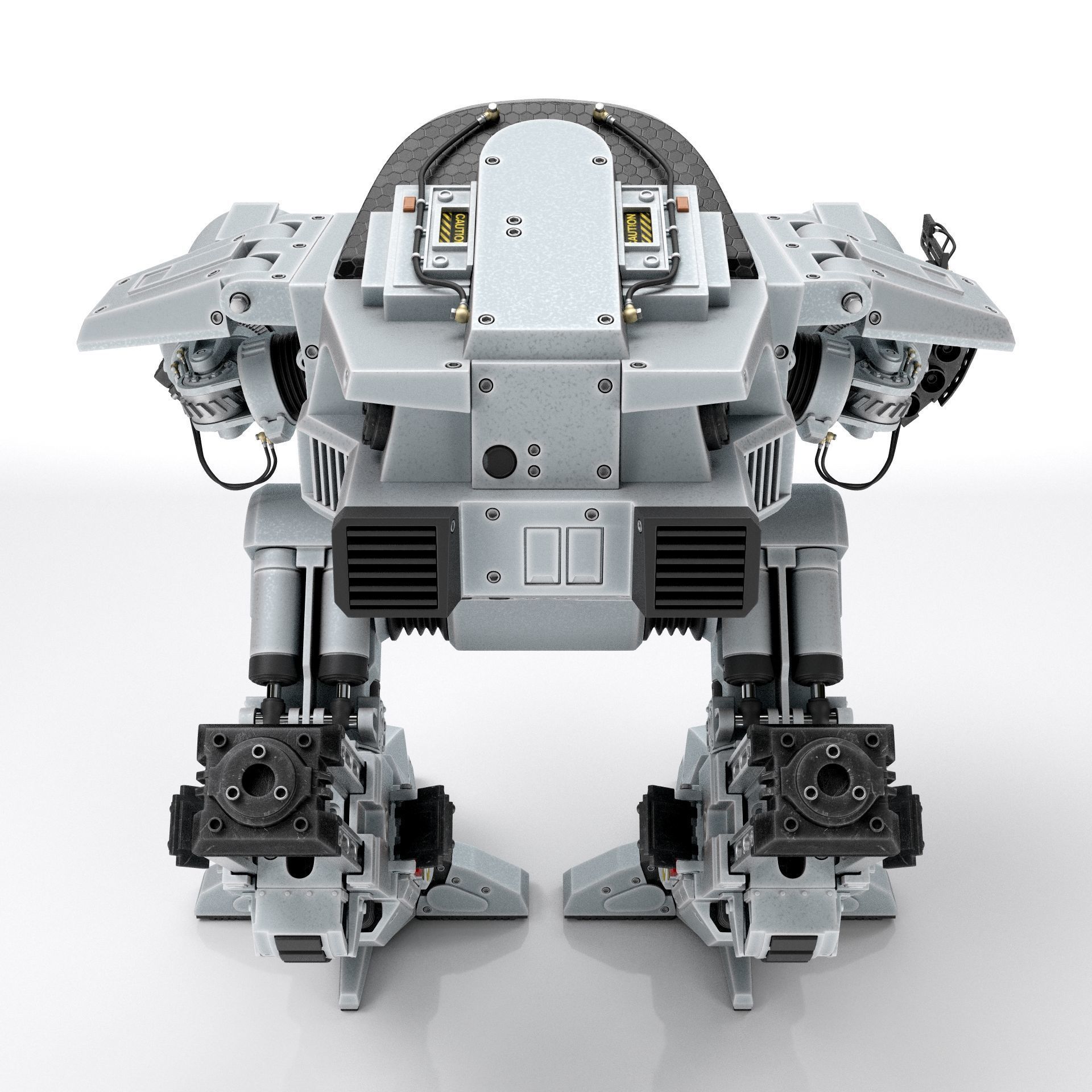 ED 209 OCP Robocop movie 1987 3D model_11