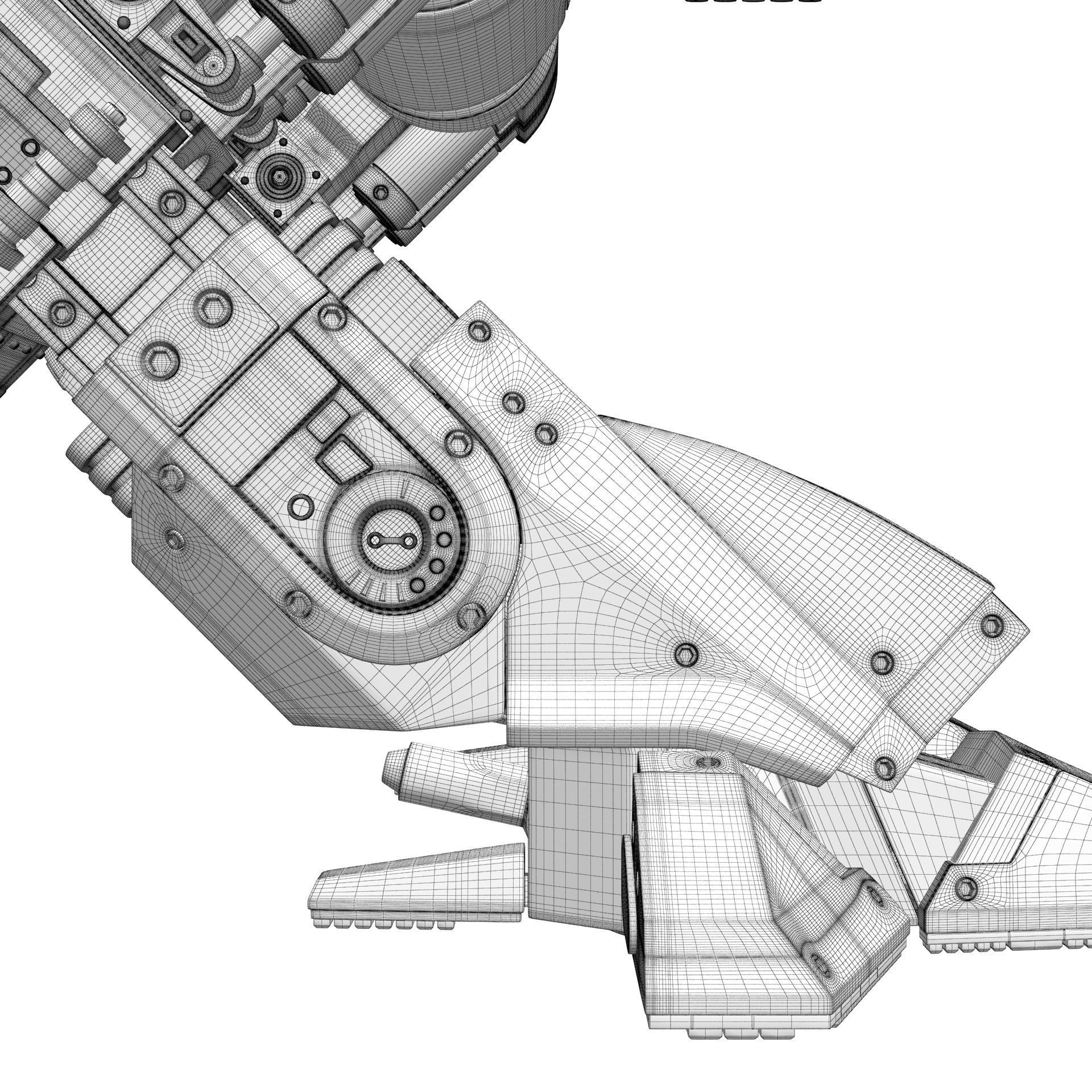 ED 209 OCP Robocop movie 1987 3D model_25