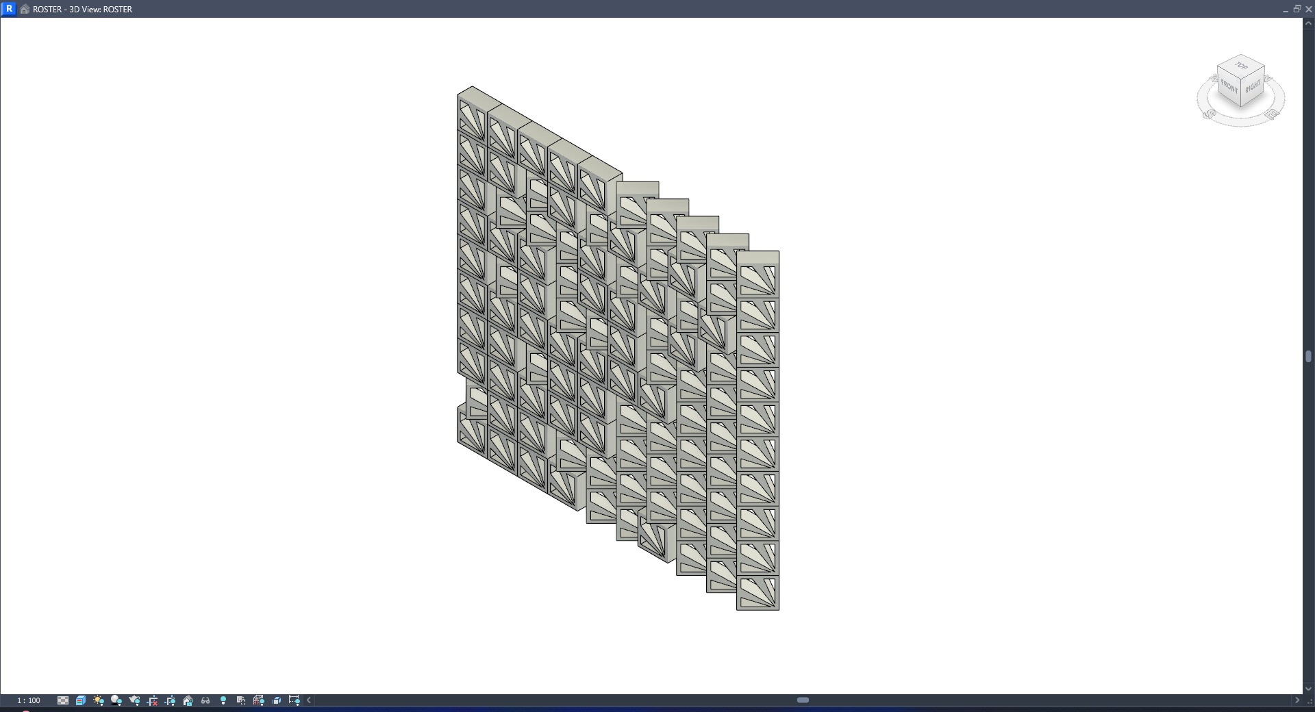 ROSTER CURTAIN PANEL RST-V 3D model_4