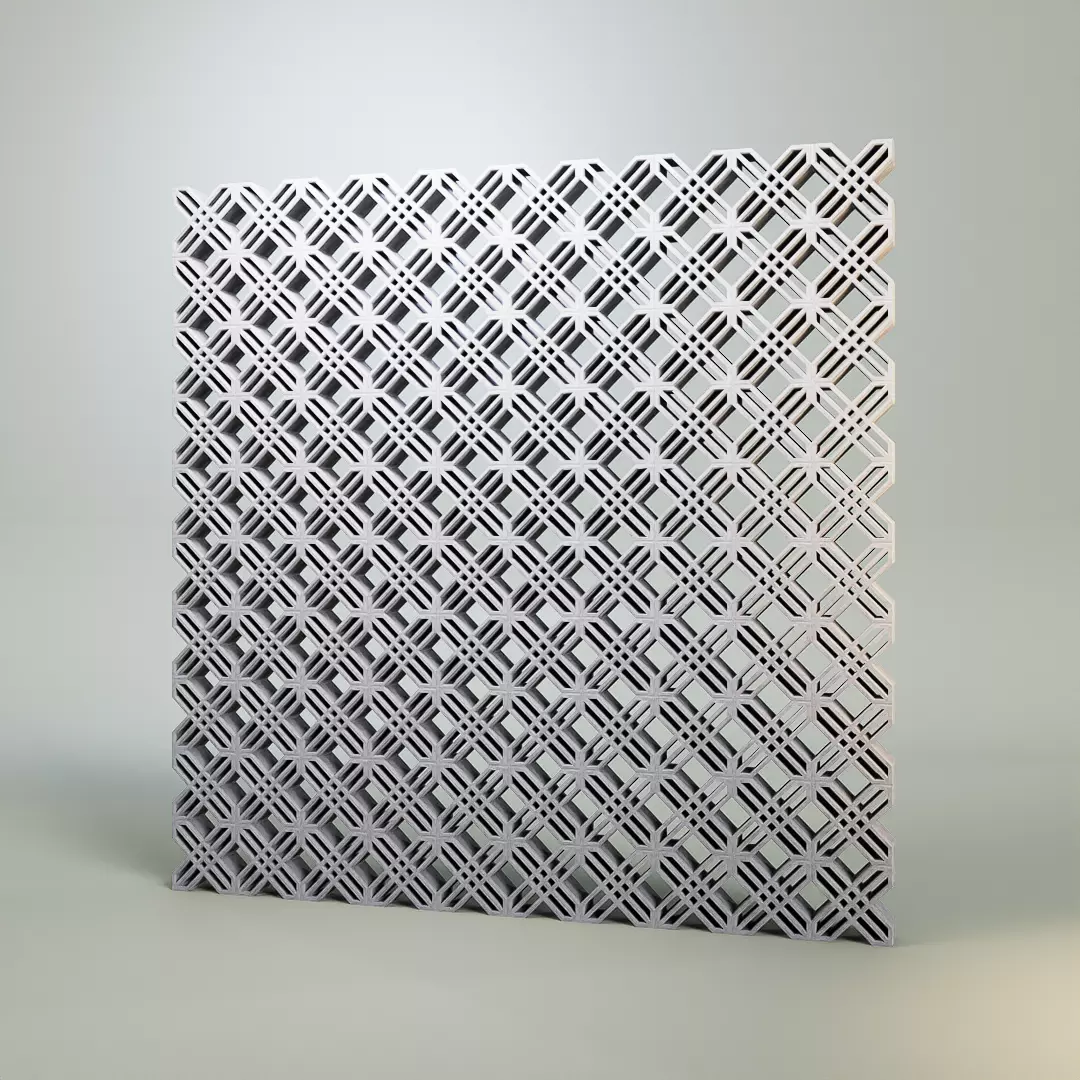 ROSTER CURTAIN PANEL RST-R9 3D model_0