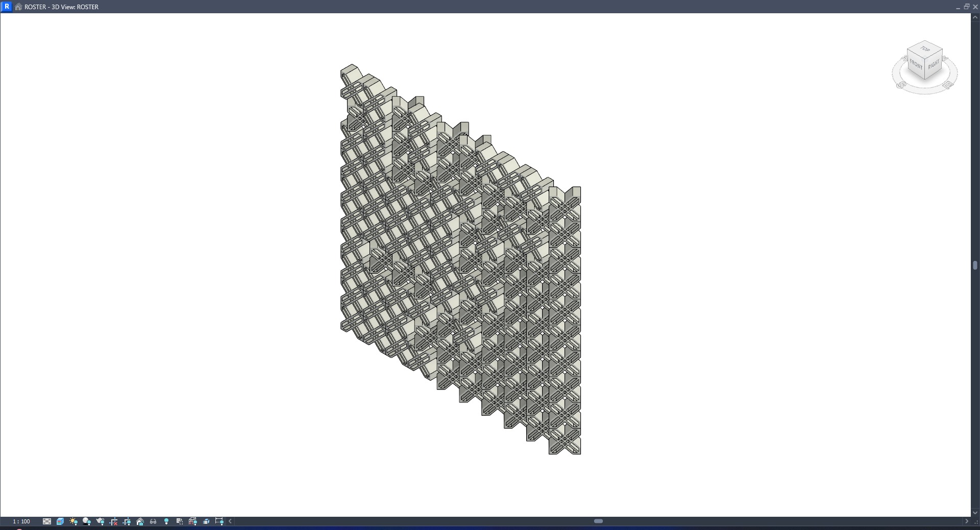 ROSTER CURTAIN PANEL RST-R9 3D model_4