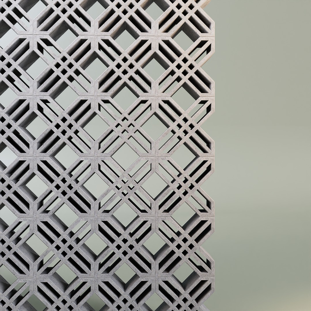 ROSTER CURTAIN PANEL RST-R9 3D model_2