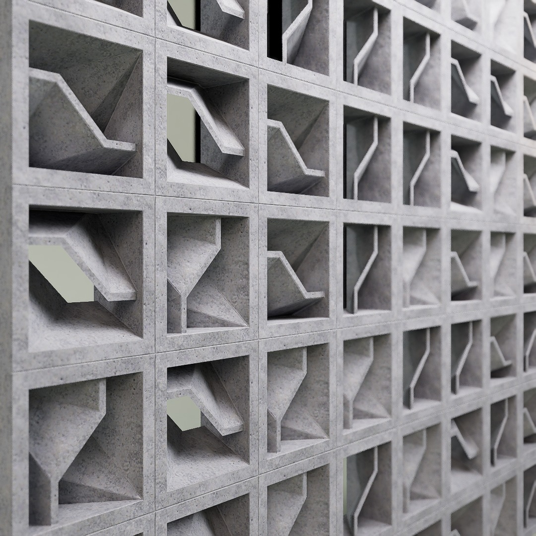 ROSTER CURTAIN PANEL RST-R10 3D model_1