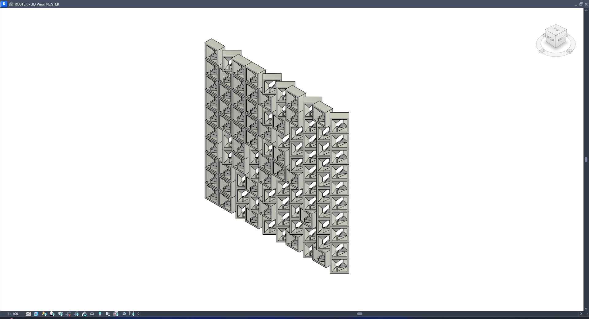 ROSTER CURTAIN PANEL RST-R10 3D model_4