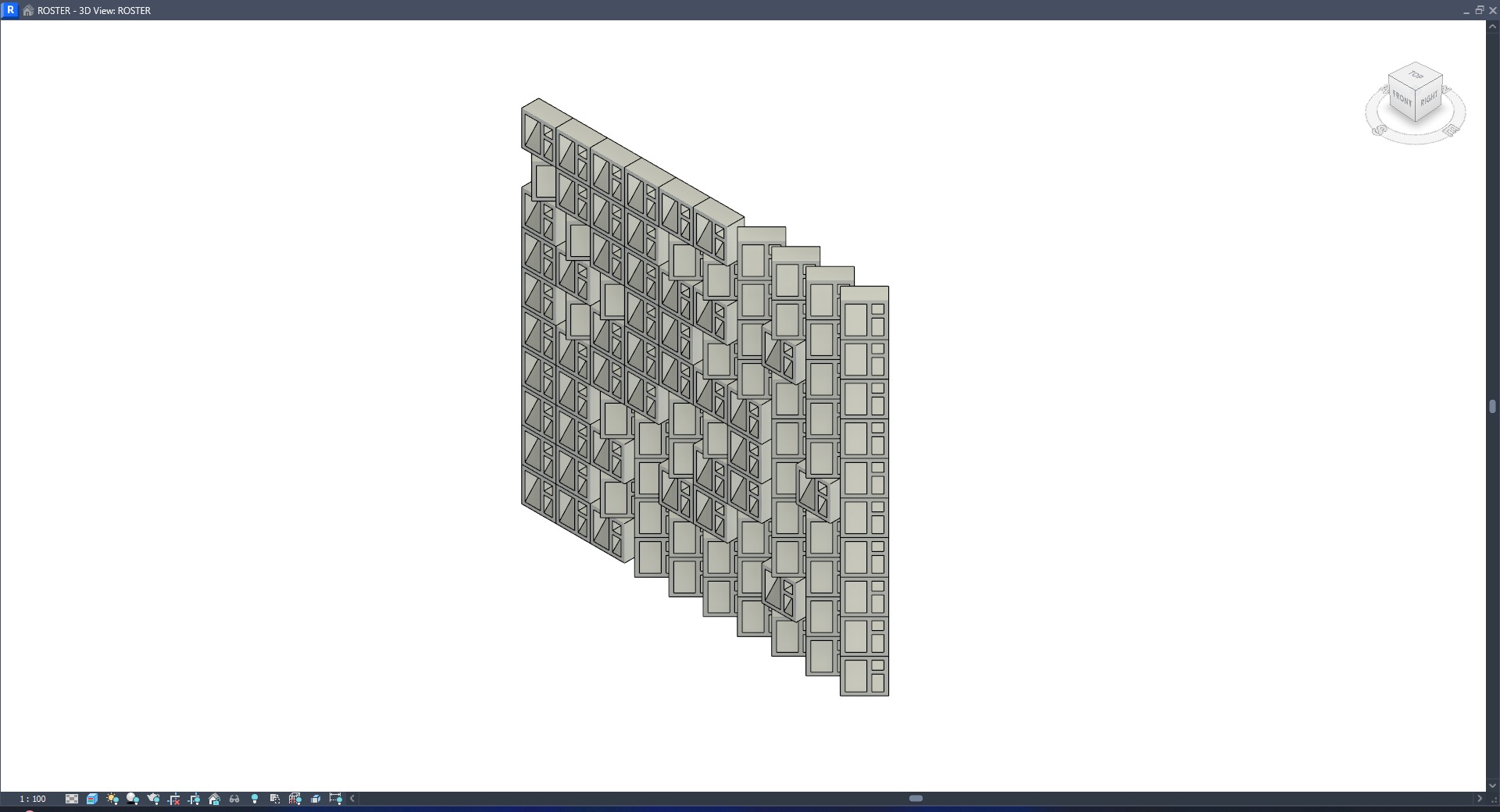 ROSTER CURTAIN PANEL RST-LB3 3D model_4